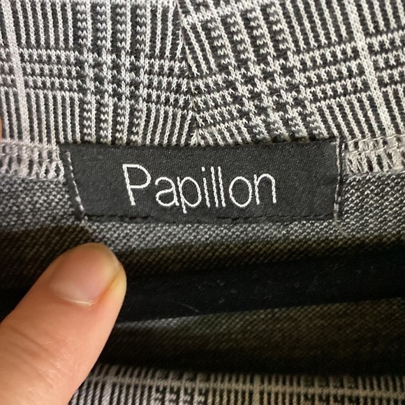 Papillon Grey Pull Over Collared Dress with Pockets Size L - Picture 11 of 17